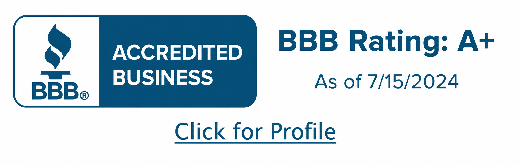 BBB Accredited Business badge