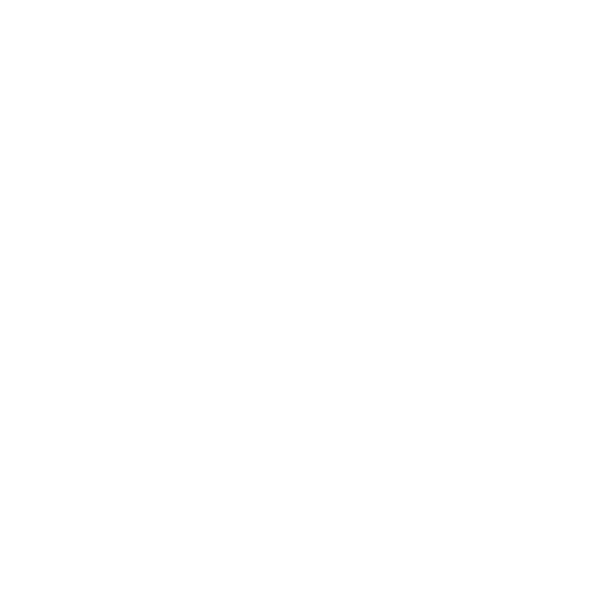 White ant silhouette on black background.